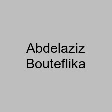 Abdelaziz Bouteflika