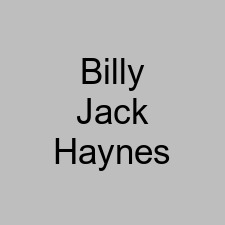 Billy Jack Haynes