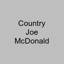 Country Joe McDonald