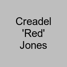 Creadel 'Red' Jones
