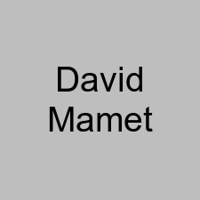 David Mamet