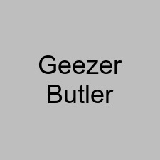 Geezer Butler