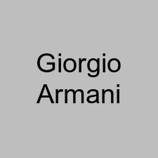 Giorgio Armani
