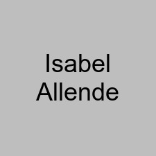 Isabel Allende