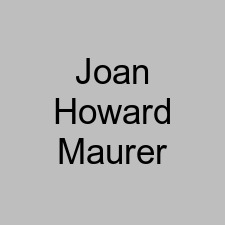 Joan Howard Maurer