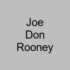 Joe Don Rooney