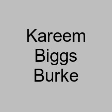 Kareem Biggs Burke