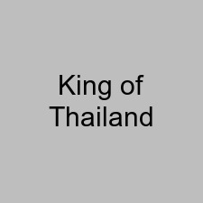 King of Thailand