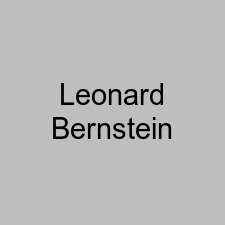 Leonard Bernstein