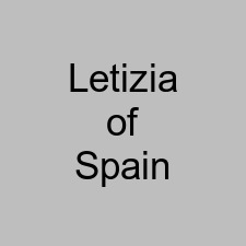 Letizia of Spain