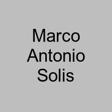 Marco Antonio Solis