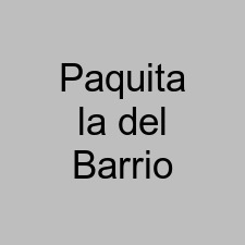Paquita la del Barrio