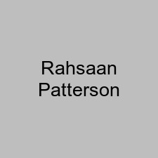 Rahsaan Patterson