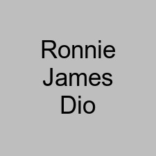 Ronnie James Dio