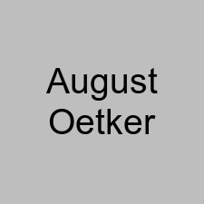 August Oetker