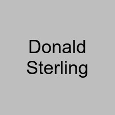 Donald Sterling