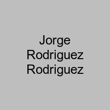 Jorge Rodriguez Rodriguez