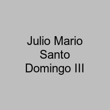 Julio Mario Santo Domingo III