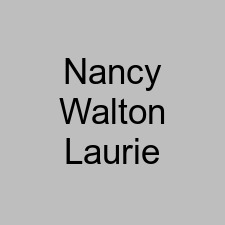 Nancy Walton Laurie