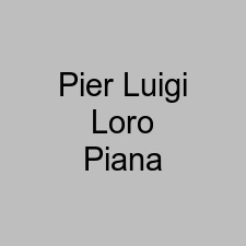 Pier Luigi Loro Piana