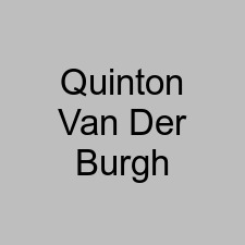 Quinton Van Der Burgh
