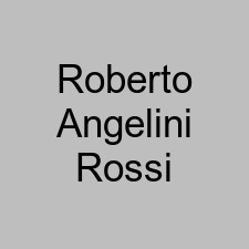 Roberto Angelini Rossi