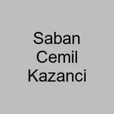 Saban Cemil Kazanci