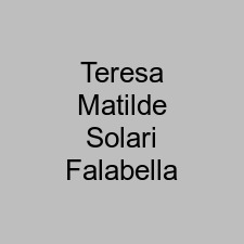 Spend Teresa Matilde Solari Falabella’s Money