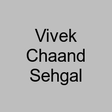 Vivek Chaand Sehgal